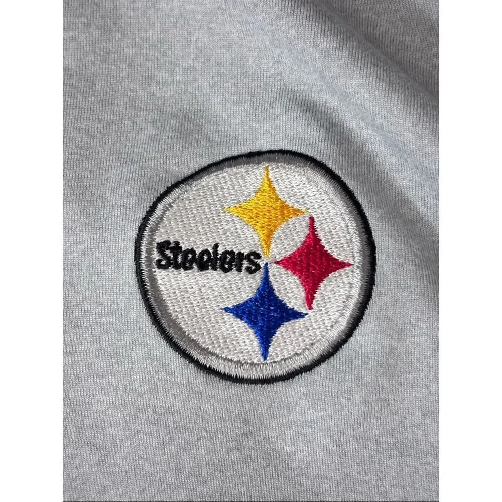 Pittsburgh steelers Nike lucky Azalea 2.0 1/2 zip top gray women’s XL